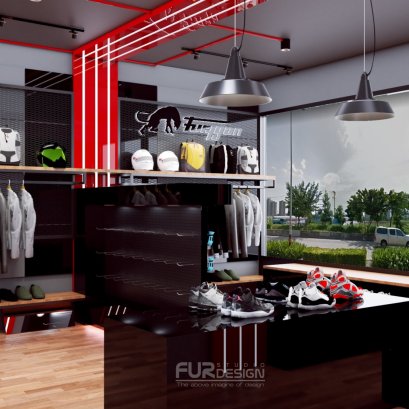 ออกแบบ ผลิต และติดตั้งร้าน : ร้าน  ILoveBigBike@เมืองทองธานี